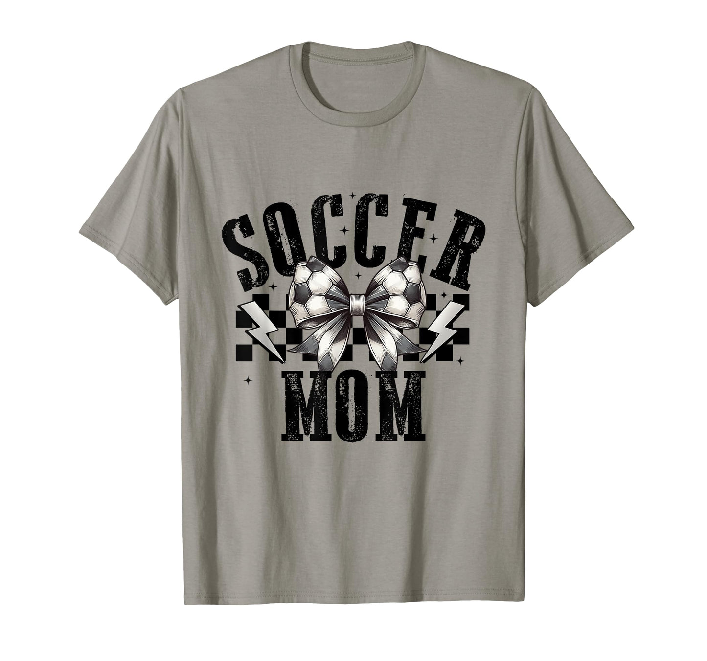 Soccer Mom Groovy Soccer Coquette T-Shirt - Casual Everyday Wear Men Women - T-Shirt, Sweatshirt, Hoodie