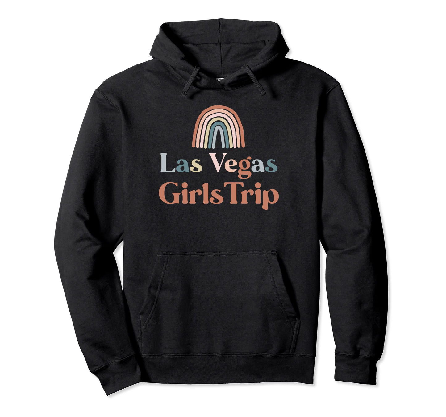 Las Vegas Trip Boho Rainbow Group Hoodie - Novelty Apparel for Adults - T-Shirt, Sweatshirt, Hoodie