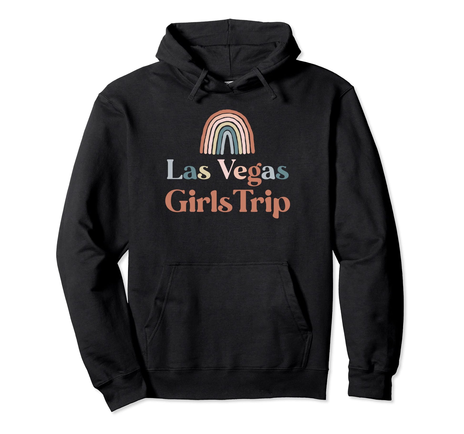 Las Vegas Trip Boho Rainbow Group Hoodie - Novelty Apparel for Adults - T-Shirt, Sweatshirt, Hoodie
