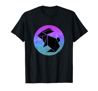 Rabbit Bunny Origami Galaxy Vaporwave T-Shirt - Trendy Graphic for Adults - T-Shirt, Sweatshirt, Hoodie