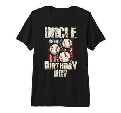 Uncle Birthday Matching Baseball T-Shirt - Casual Everyday Wear for Adults - T-Shirt, Sweatshirt, Hoodie