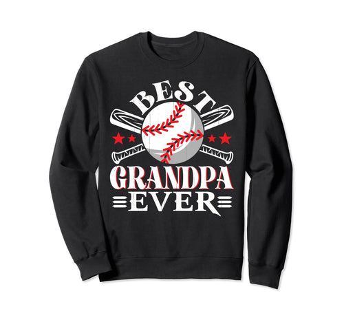 Best Baseball Grandpa Grandson Ball Sweatshirt - Graphic Print Unisex - T-Shirt, Sweatshirt, Hoodie