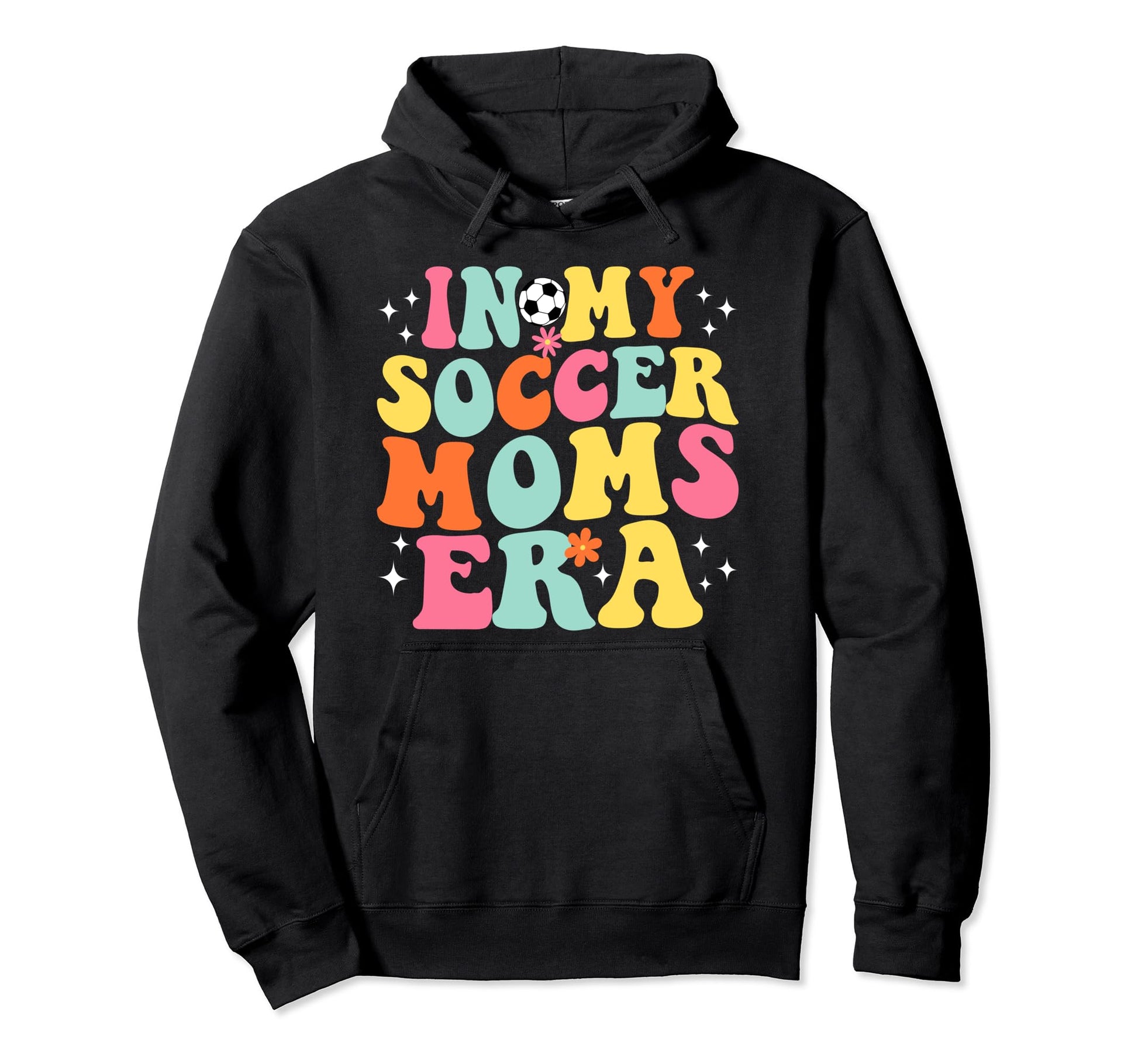 My Soccer Moms Era Game Day Groovy Hoodie - Custom Art Print Men Women - T-Shirt, Sweatshirt, Hoodie