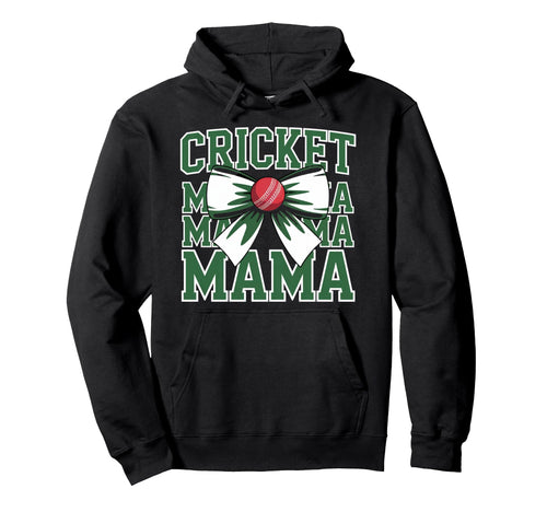Cricket Mama Coquette Bow Game Hoodie - Casual Everyday Wear for Adults - T-Shirt, Sweatshirt, Hoodie