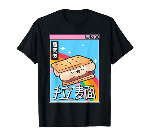 Japan Smore Kawaii Grid Rainbow T-Shirt - Novelty Apparel Men Women - T-Shirt, Sweatshirt, Hoodie