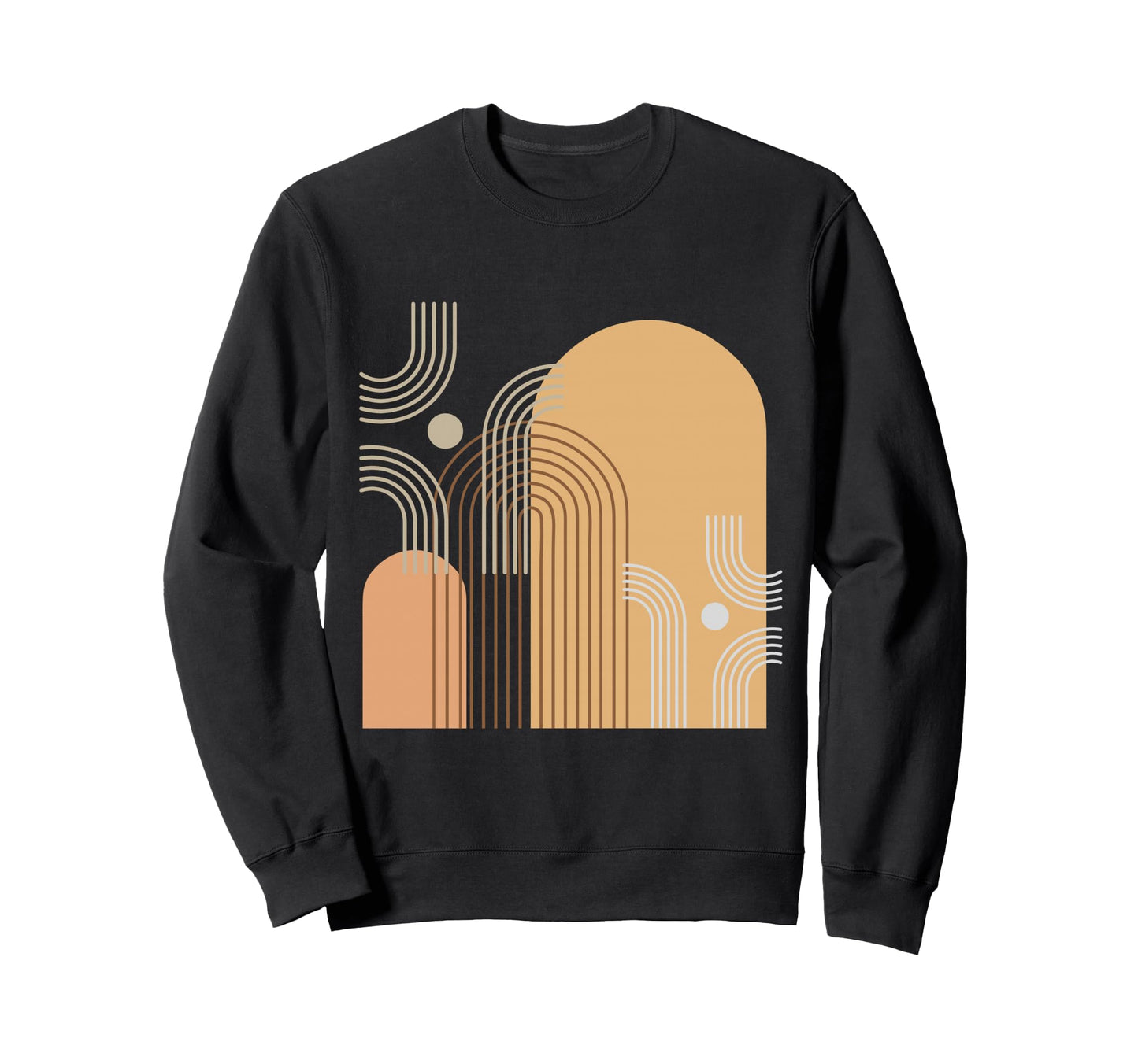 Mid Century Mod Abstract Sweatshirt - Streetwear Style for Adults - T-Shirt, Sweatshirt, Hoodie