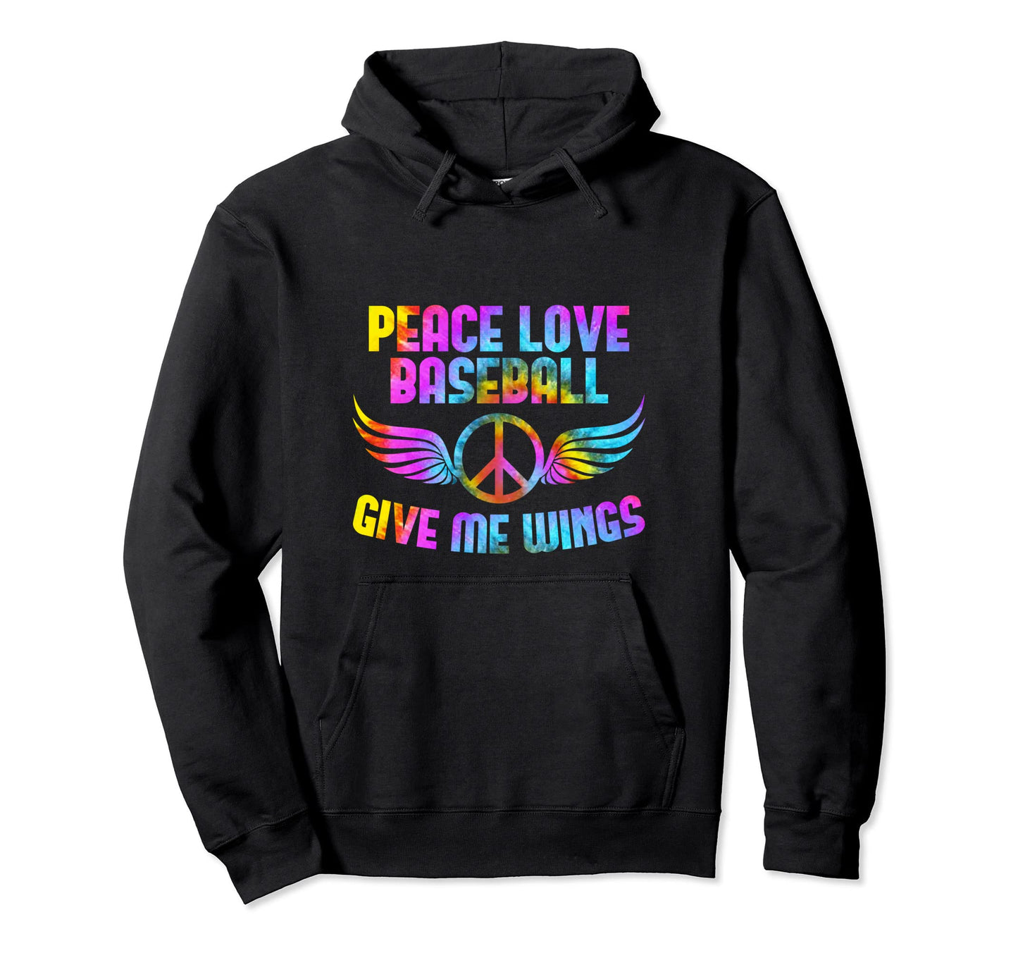 Coach Baseball Player Outfit Peace Love Hoodie - Novelty Apparel Men Women - T-Shirt, Sweatshirt, Hoodie