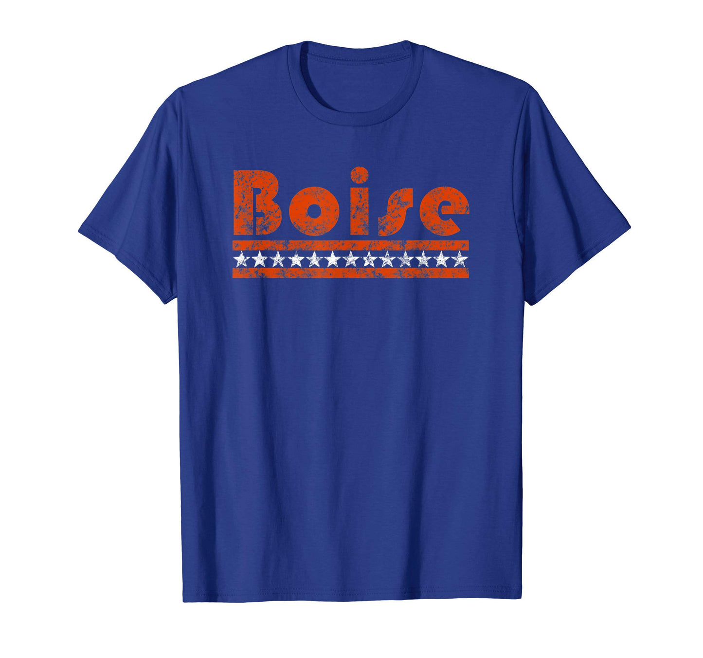 Boise Idaho Star Stripe T-Shirt - Minimalist Print for Adults - T-Shirt, Sweatshirt, Hoodie