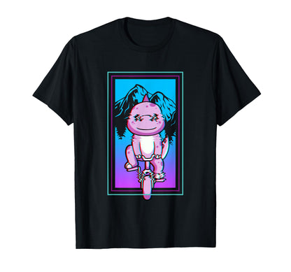 Dinosaur Kawaii T Rex Biker Bicycle T-Shirt - Streetwear Style Men Women - T-Shirt, Sweatshirt, Hoodie