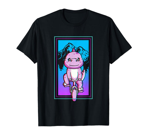 Dinosaur Kawaii T Rex Biker Bicycle T-Shirt - Streetwear Style Men Women - T-Shirt, Sweatshirt, Hoodie