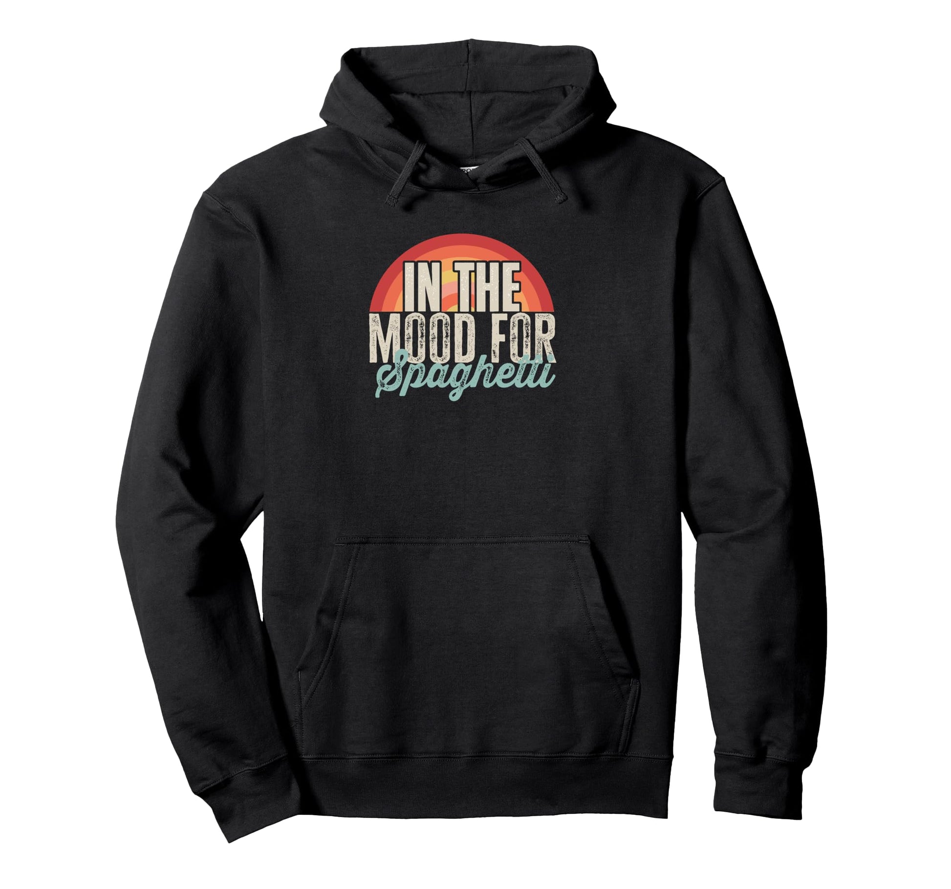 Funny Rainbow Mood Spaghetti Hoodie - Graphic Print Unisex - T-Shirt, Sweatshirt, Hoodie