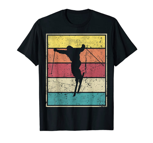 Skiing Trick Stripes T-Shirt - Minimalist Print Men Women - T-Shirt, Sweatshirt, Hoodie
