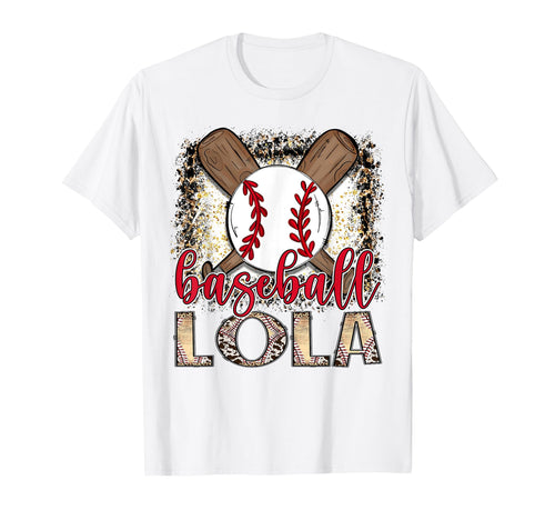 Baseball Lola Leopard Proud Ball T-Shirt - Minimalist Print for Adults - T-Shirt, Sweatshirt, Hoodie