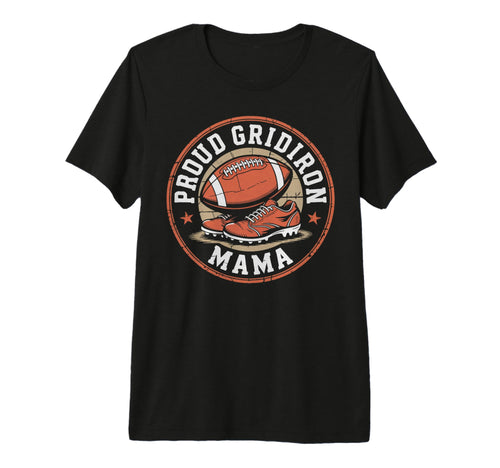 Gridiron Mama Game Day Football Mom T-Shirt - Minimalist Print Men Women - T-Shirt, Sweatshirt, Hoodie