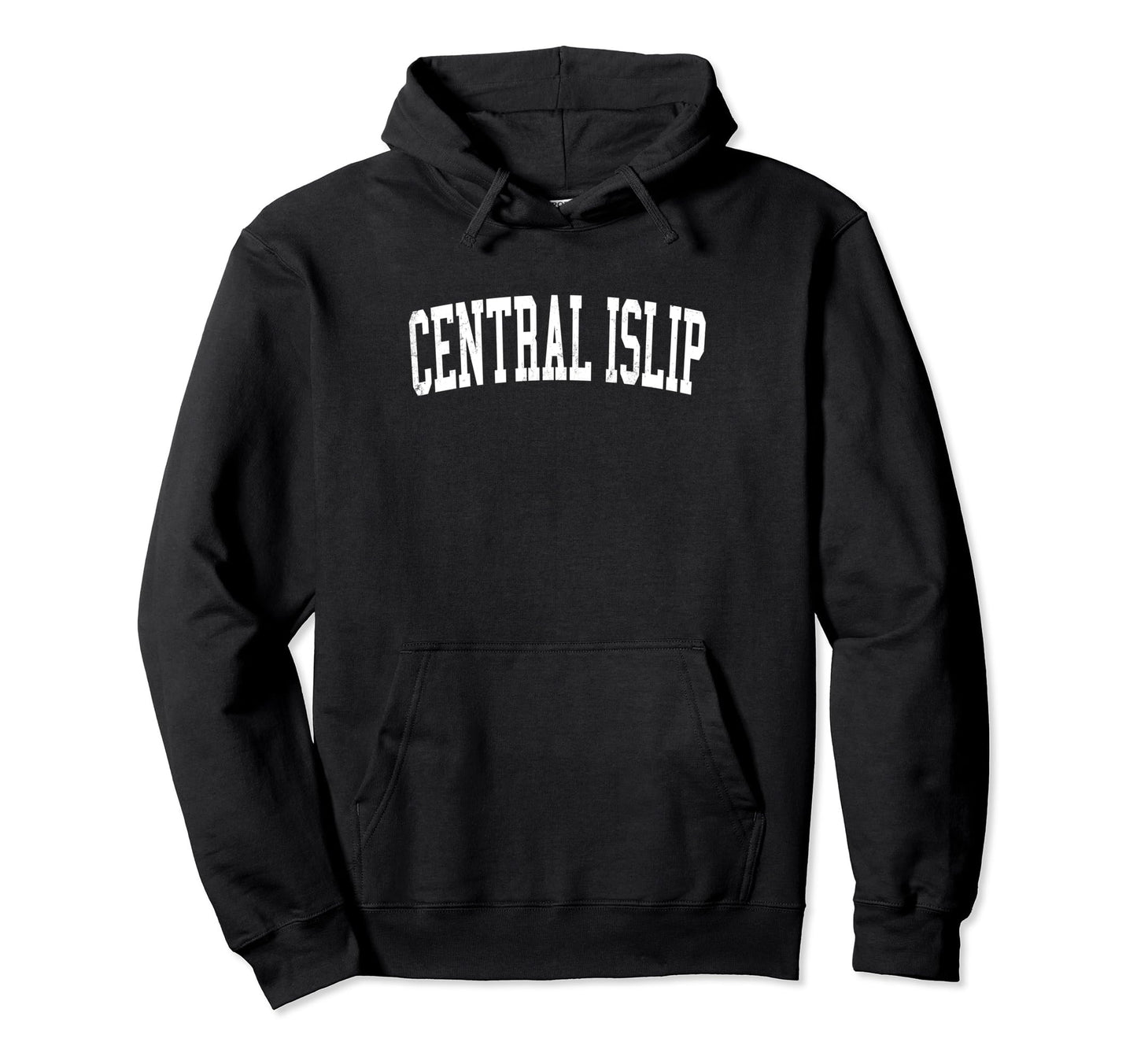 Central La Distressed White Varsity Hoodie - Streetwear Style for Adults - T-Shirt, Sweatshirt, Hoodie