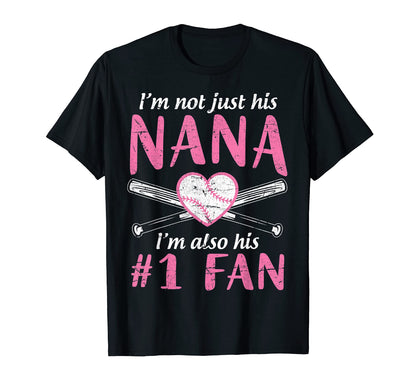 Im Not Just His Nana Im Also His T-Shirt - Custom Art Print Men Women - T-Shirt, Sweatshirt, Hoodie