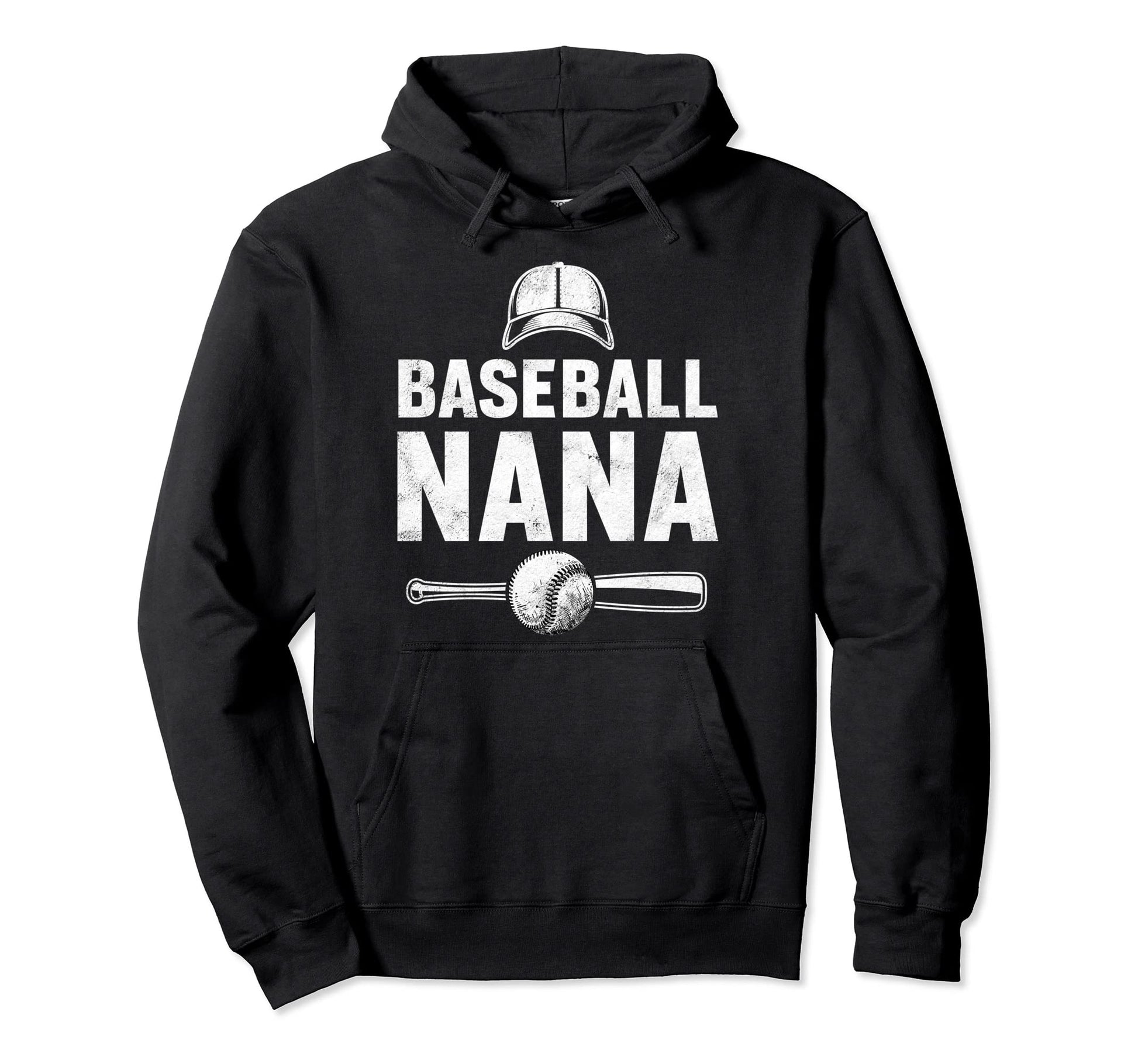 Baseball Nana Gift Baseball Grandmother Hoodie - Graphic Print for Adults - T-Shirt, Sweatshirt, Hoodie