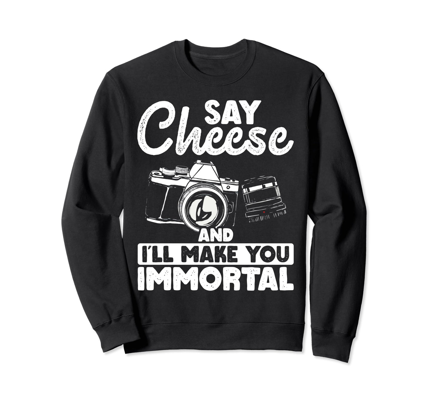 Photo Camera Photographer Flash Sweatshirt - Minimalist Print Men Women - T-Shirt, Sweatshirt, Hoodie