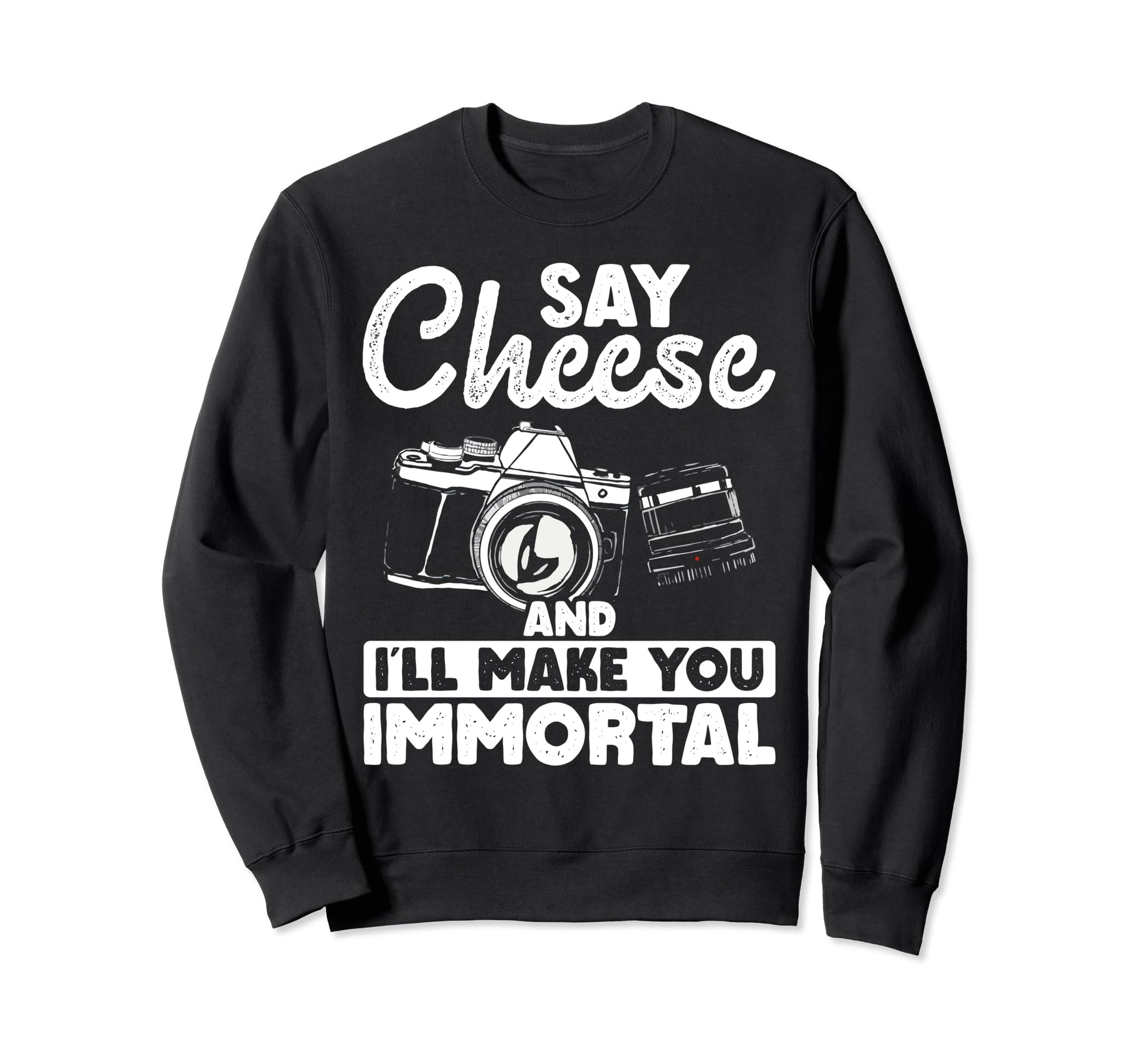Photo Camera Photographer Flash Sweatshirt - Minimalist Print Men Women - T-Shirt, Sweatshirt, Hoodie