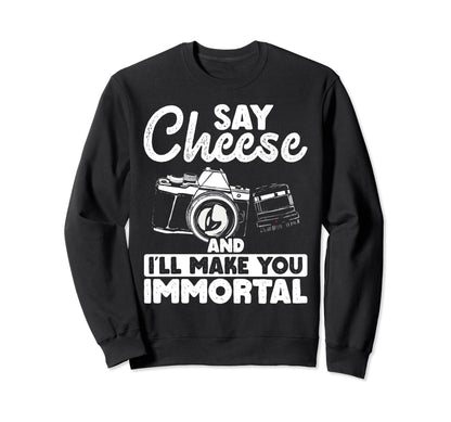 Photo Camera Photographer Flash Sweatshirt - Minimalist Print Men Women - T-Shirt, Sweatshirt, Hoodie