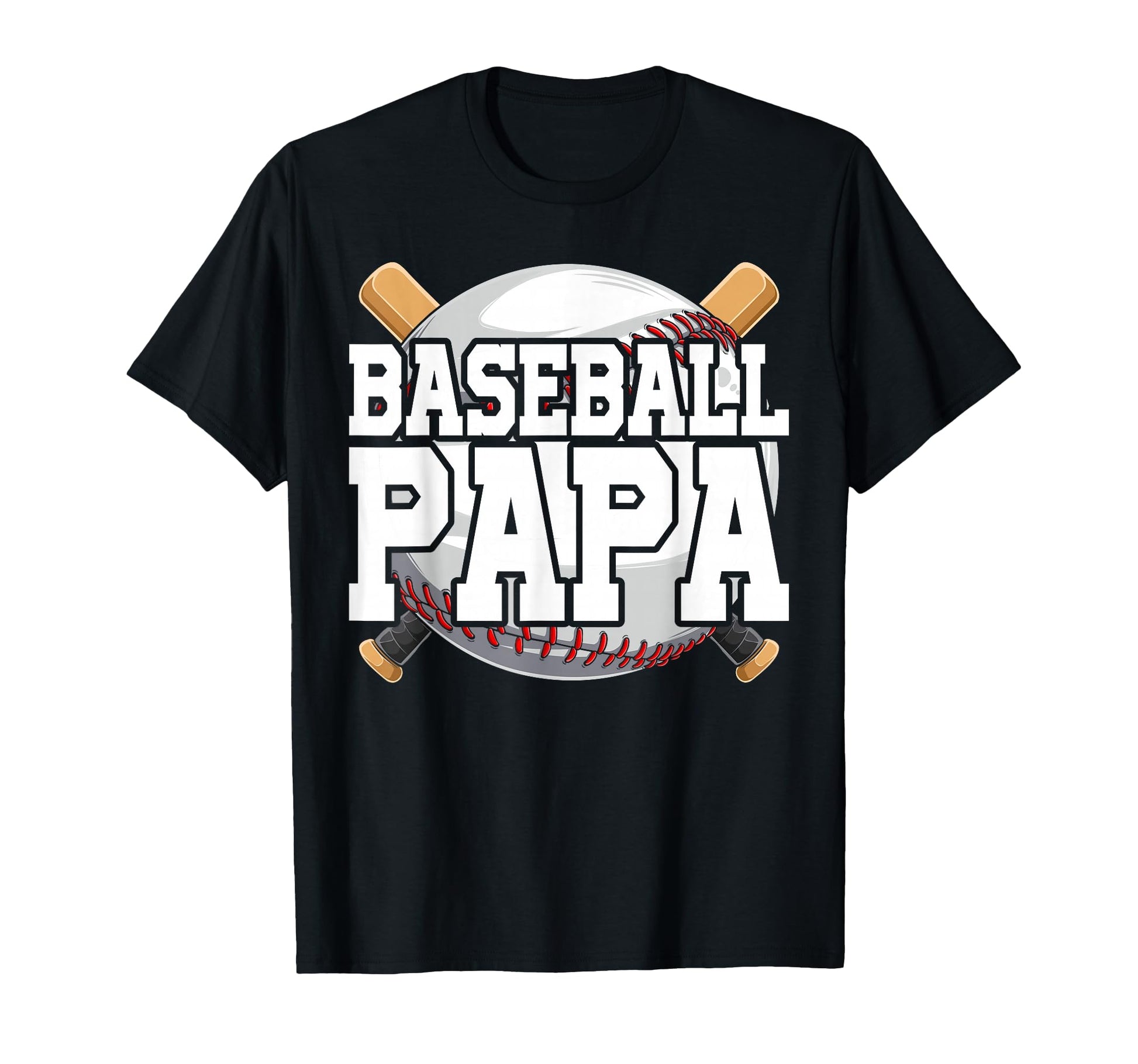 Papa Baseball Grandson Funny Grandpa T-Shirt - Graphic Print Men Women - T-Shirt, Sweatshirt, Hoodie