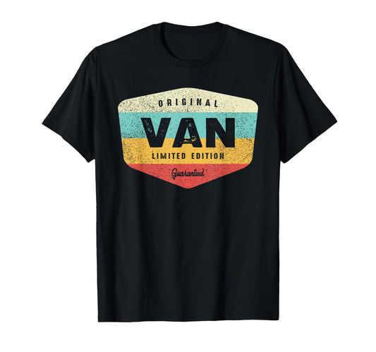 Van Personalized Name Van T-Shirt - Unique Graphic for Adults - T-Shirt, Sweatshirt, Hoodie