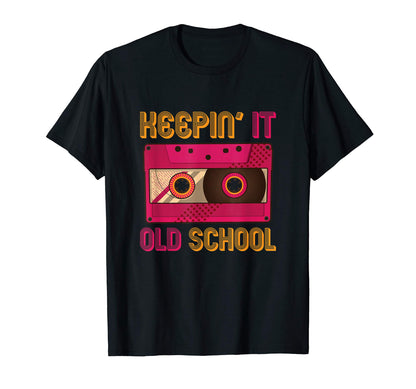 Funny Old School Hip Hop Cassettes T-Shirt - Aesthetic Graphic Unisex - T-Shirt, Sweatshirt, Hoodie