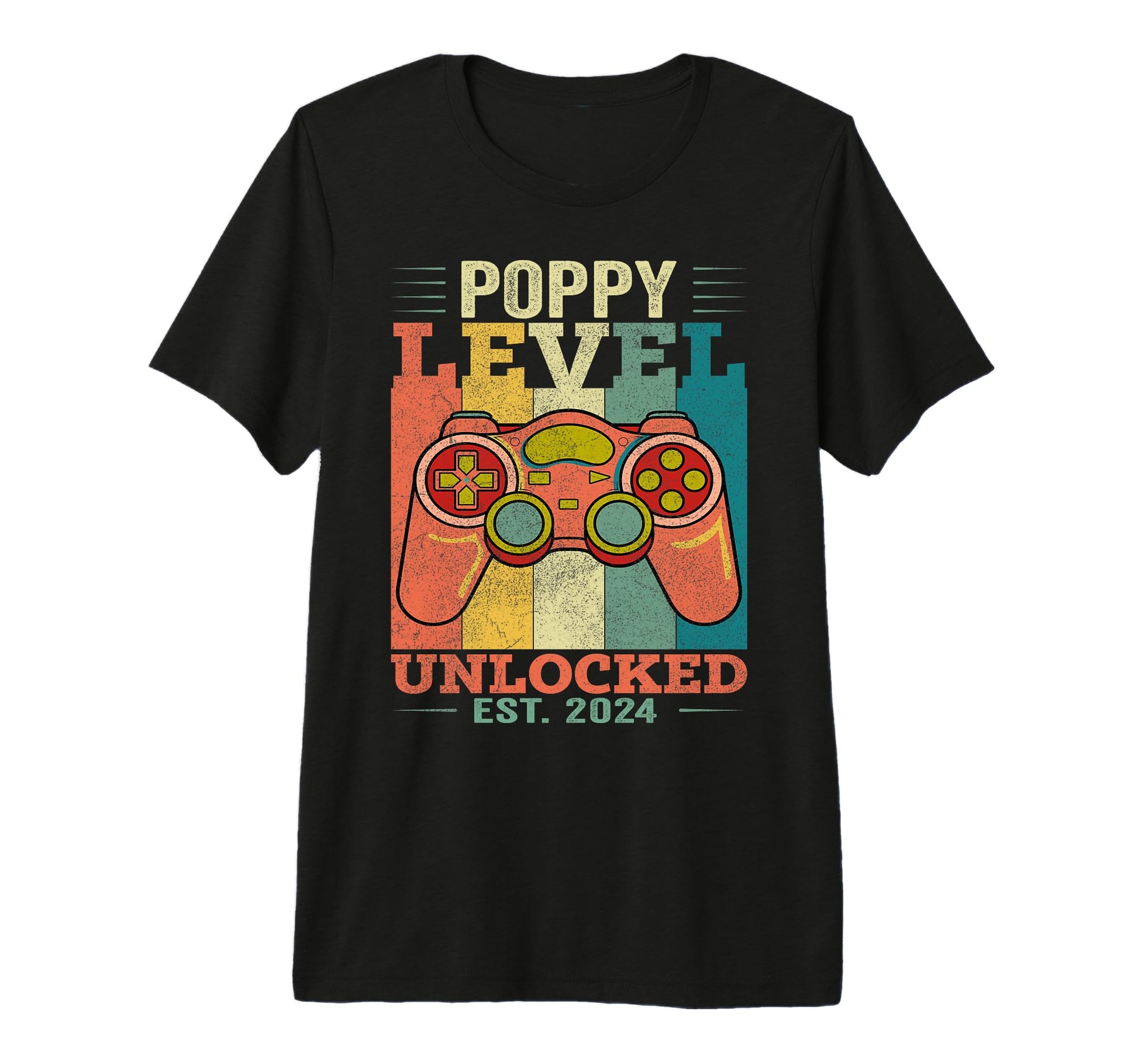 Mens Dad Level Unlocked Gaming Gamer T-Shirt - Fun Novelty Design Unisex - T-Shirt, Sweatshirt, Hoodie