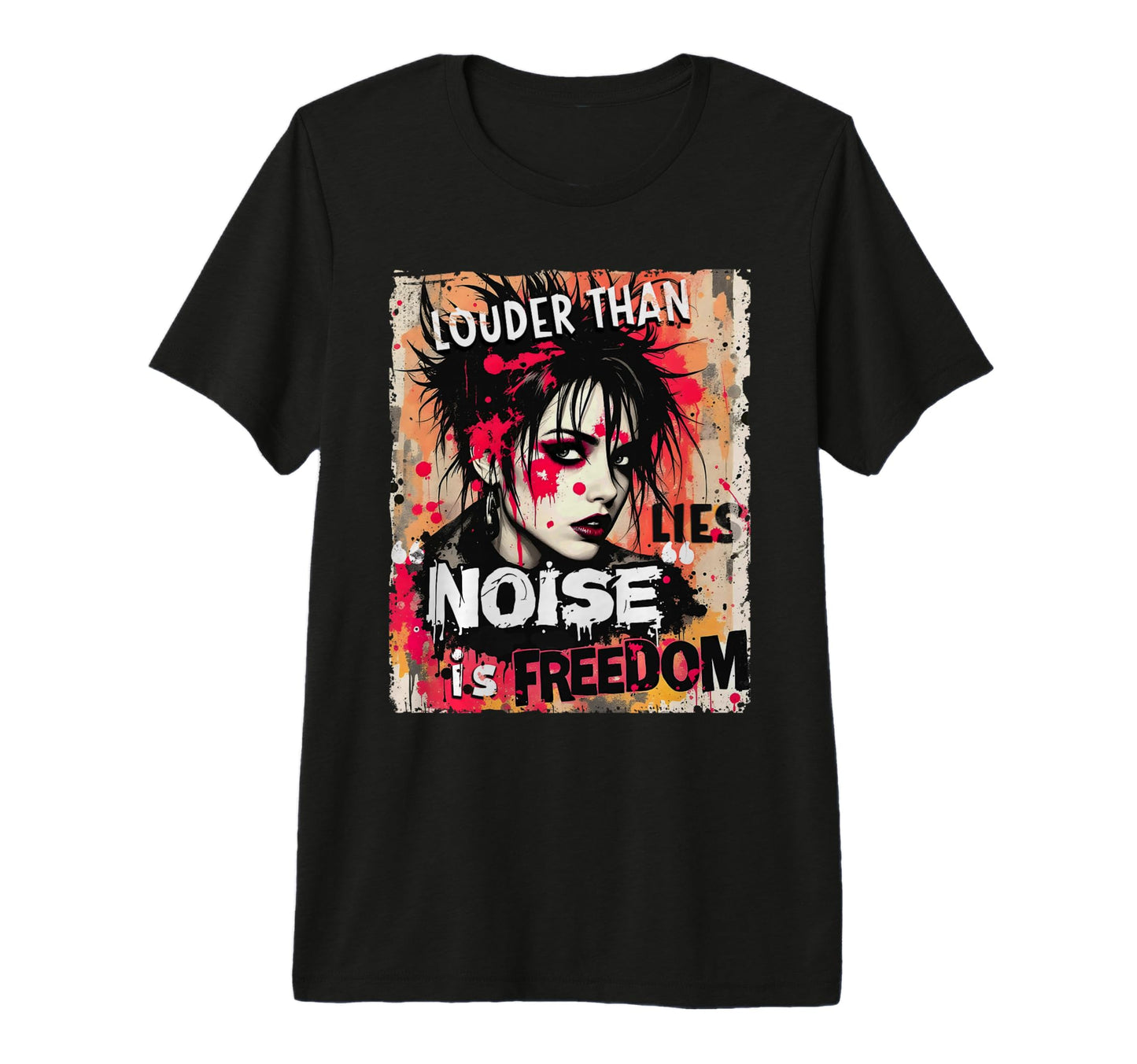 Punk Graffiti Grunge Street Art 90S T-Shirt - Trendy Graphic Men Women - T-Shirt, Sweatshirt, Hoodie