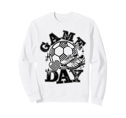 Game Day Football Bow Cheer Mom Sweatshirt - Graphic Print for Adults - T-Shirt, Sweatshirt, Hoodie