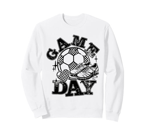 Game Day Football Bow Cheer Mom Sweatshirt - Graphic Print for Adults - T-Shirt, Sweatshirt, Hoodie