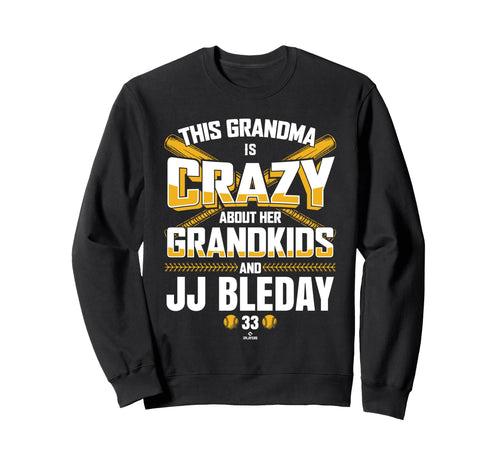Grandma Crazy Jj Bleday Oakland Sweatshirt - Graphic Print for Adults - T-Shirt, Sweatshirt, Hoodie