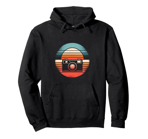 Camera Sunset Hoodie - Streetwear Style for Adults - T-Shirt, Sweatshirt, Hoodie