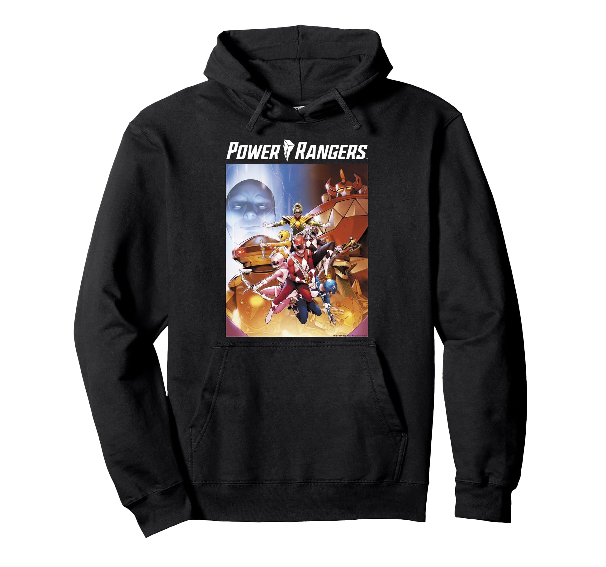 Power Rangers Rainbow Color Action Hoodie - Trendy Graphic for Adults - T-Shirt, Sweatshirt, Hoodie