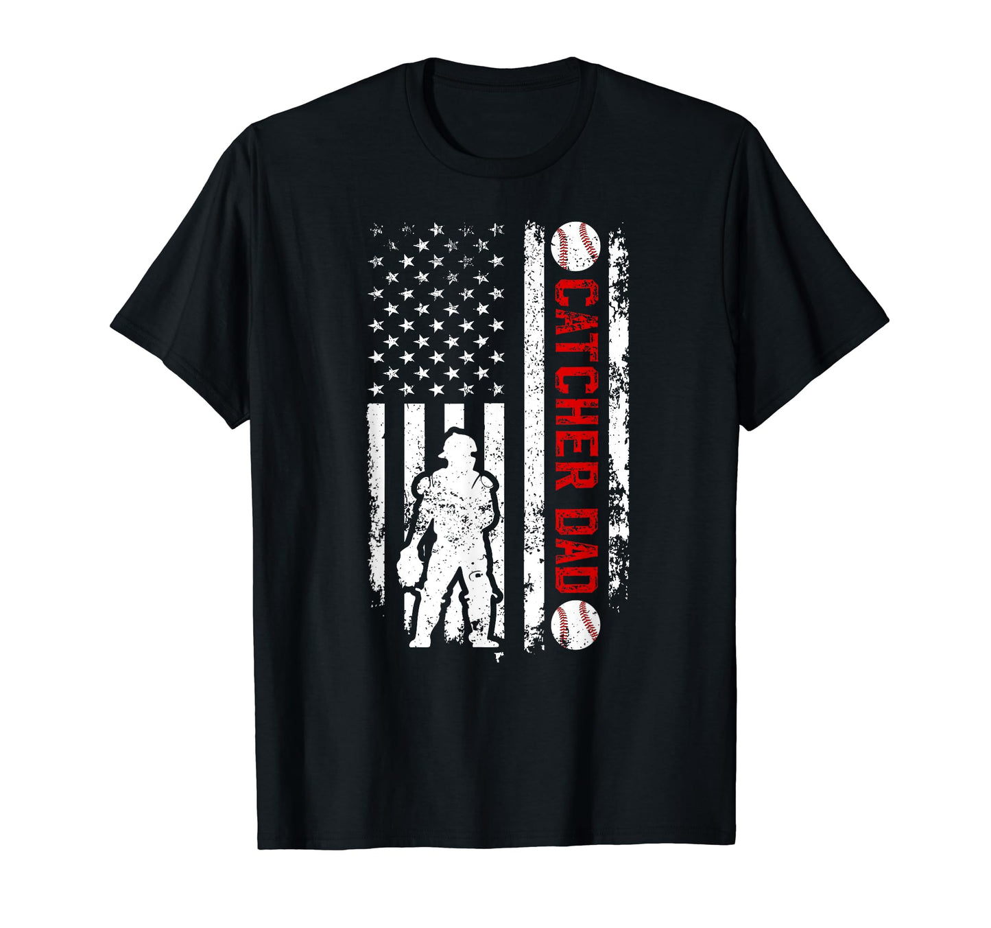 Baseball Catcher Dad Baseball Catcher T-Shirt - Aesthetic Graphic Unisex - T-Shirt, Sweatshirt, Hoodie