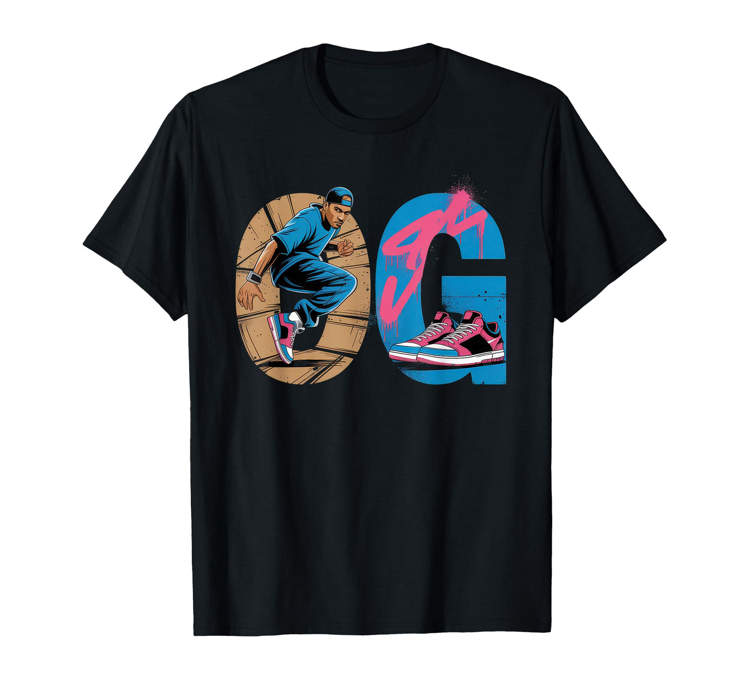Old School Og Hip Hop Vinyl Cds Tapes 80S T-Shirt - Unique Graphic Unisex - T-Shirt, Sweatshirt, Hoodie