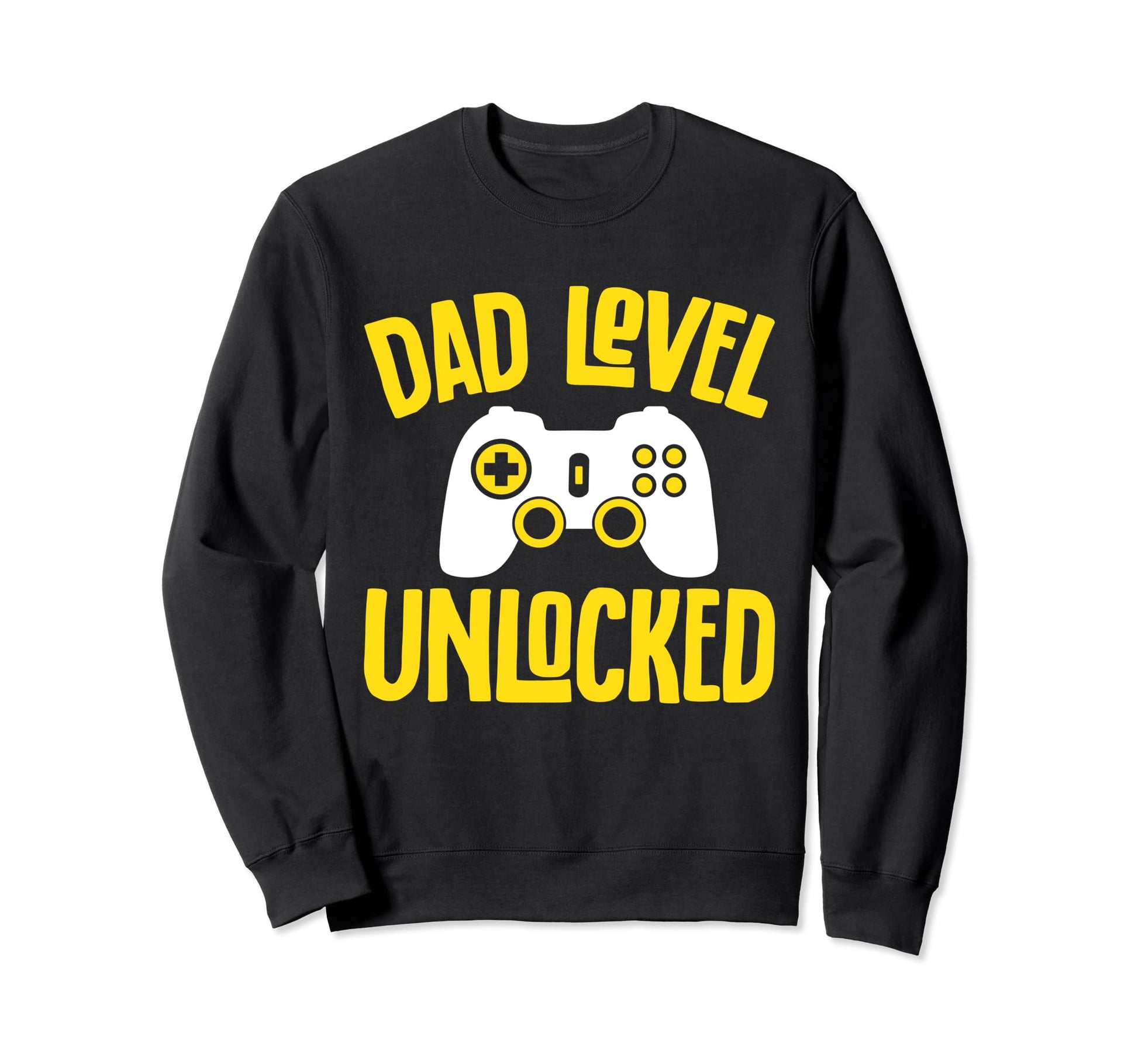 Dad Level Unlocked Gamer Dad Sweatshirt - Aesthetic Graphic Men Women - T-Shirt, Sweatshirt, Hoodie