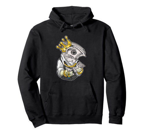 King Dollar Money Aesthetic Edgy Hoodie - Fun Novelty Design Unisex - T-Shirt, Sweatshirt, Hoodie
