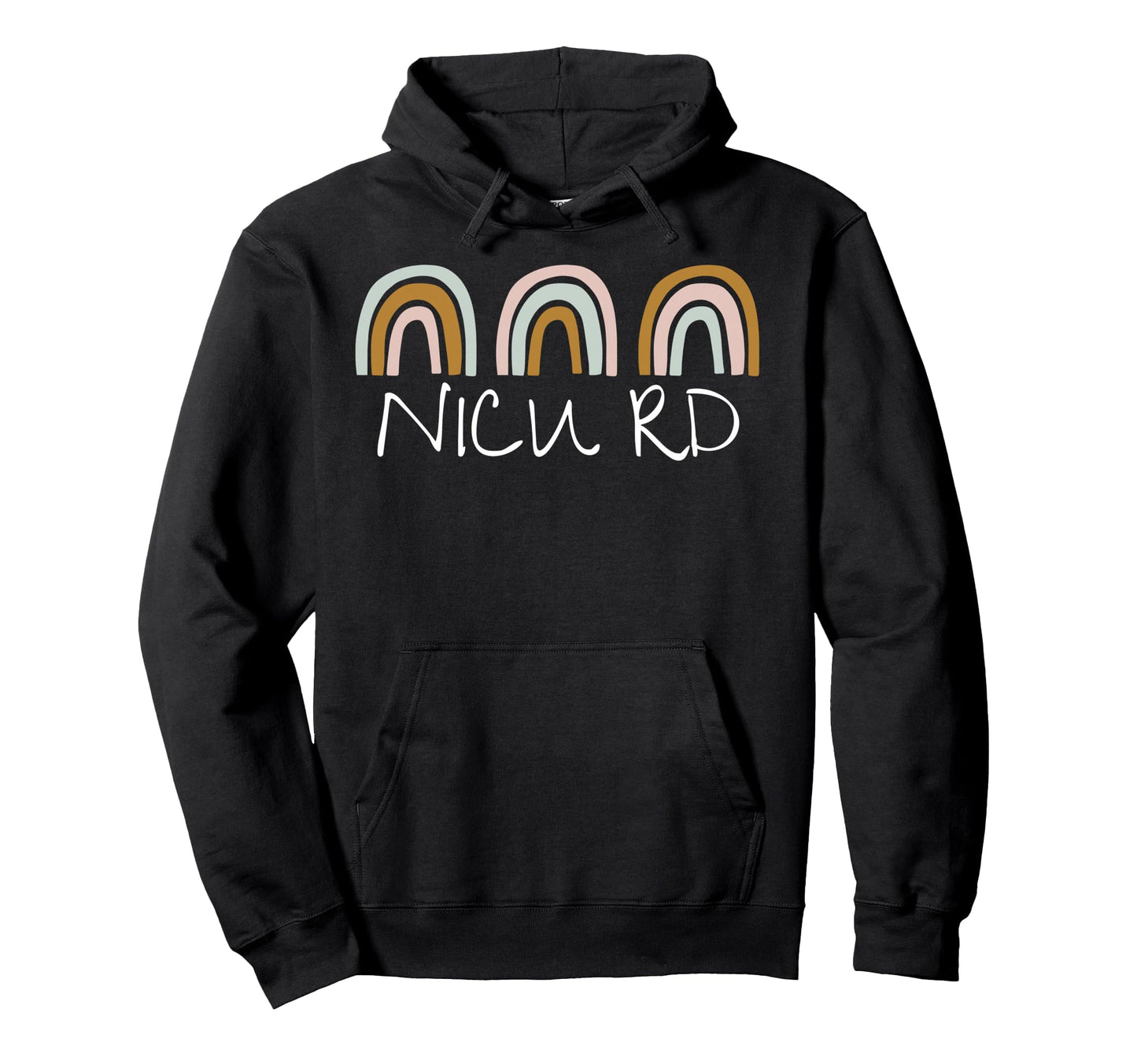 Rainbow Nicu Rd Registered Dietitian Hoodie - Custom Art Print for Adults - T-Shirt, Sweatshirt, Hoodie