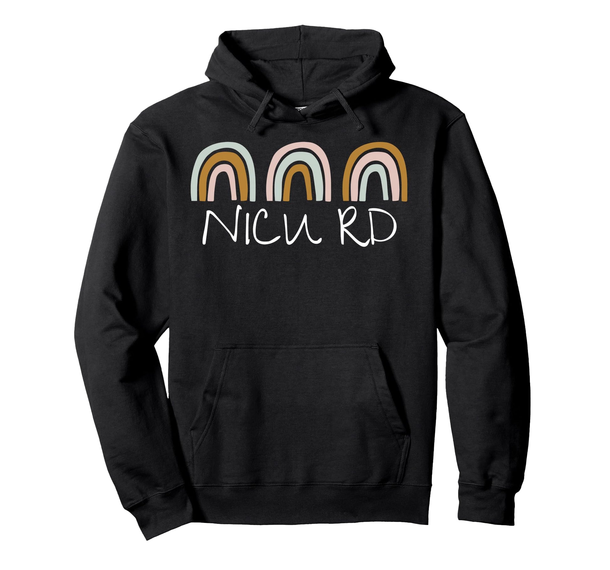 Rainbow Nicu Rd Registered Dietitian Hoodie - Custom Art Print for Adults - T-Shirt, Sweatshirt, Hoodie