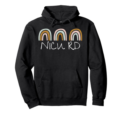 Rainbow Nicu Rd Registered Dietitian Hoodie - Custom Art Print for Adults - T-Shirt, Sweatshirt, Hoodie