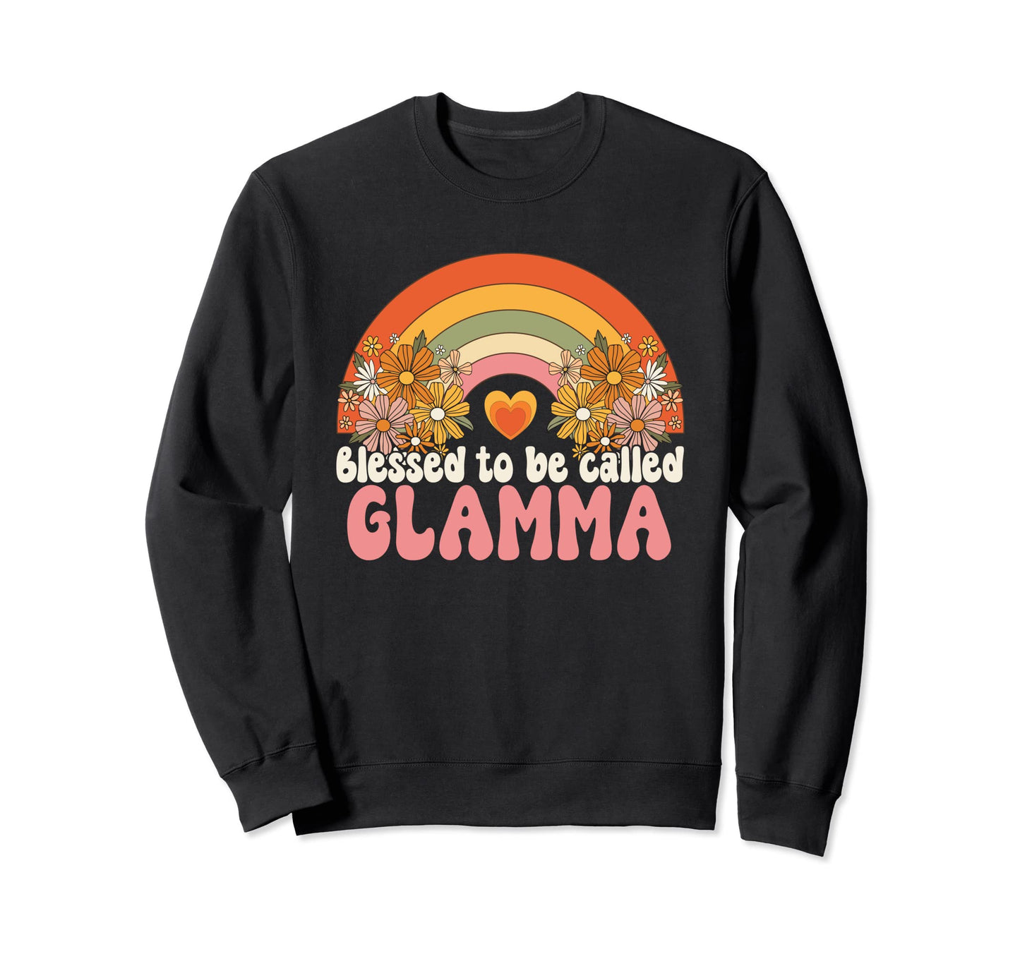 Blessed To Be Called Glamma Sweatshirt - Aesthetic Graphic Men Women - T-Shirt, Sweatshirt, Hoodie