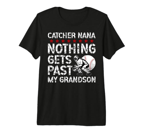 Baseball Catcher Nana Proud Nana T-Shirt - Unique Graphic Men Women - T-Shirt, Sweatshirt, Hoodie