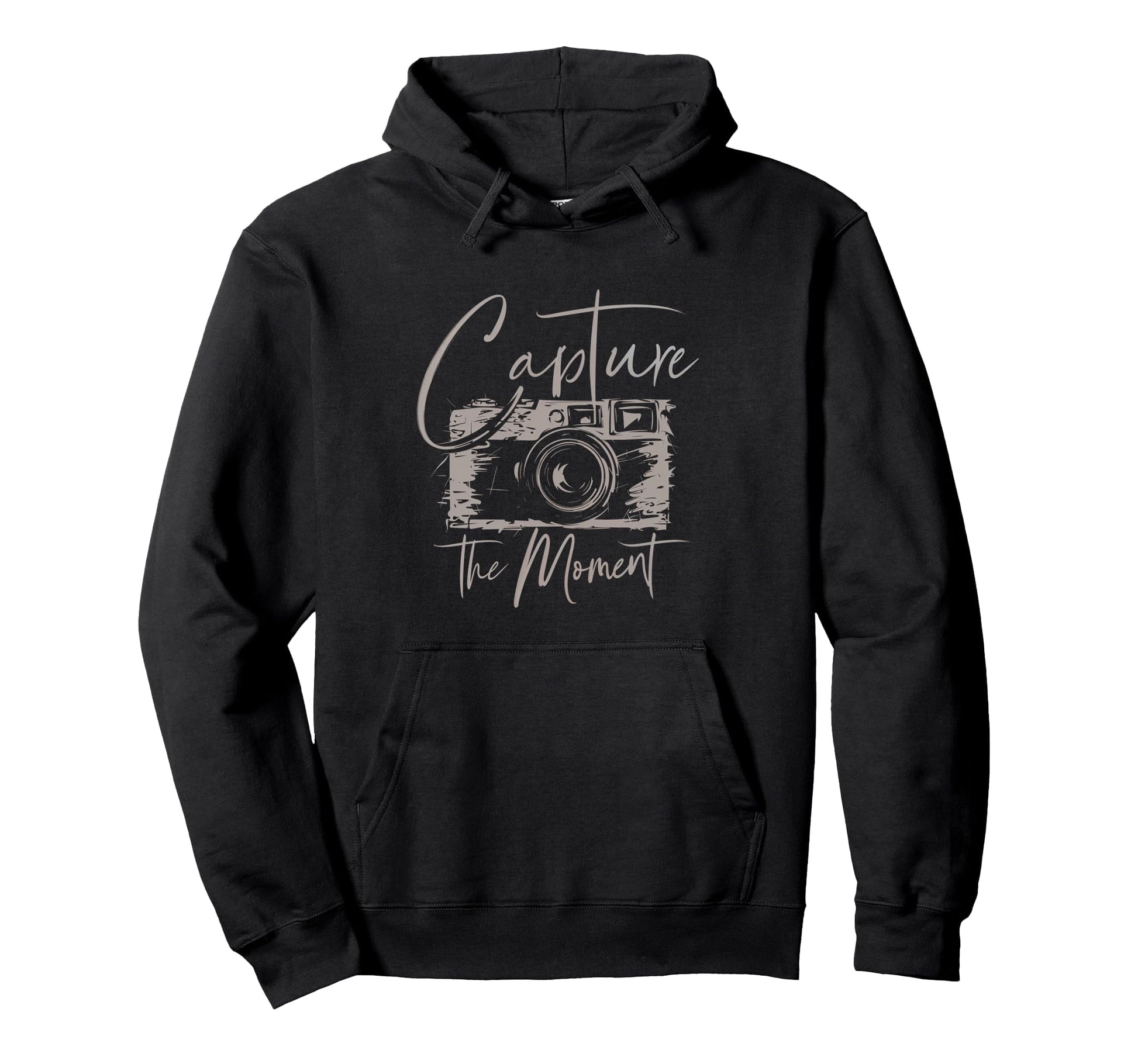 Capture Moment Photography Camera Hoodie - Aesthetic Graphic Unisex - T-Shirt, Sweatshirt, Hoodie