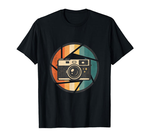 Camera Aperture Photographer Lover T-Shirt - Fun Novelty Design for Adults - T-Shirt, Sweatshirt, Hoodie