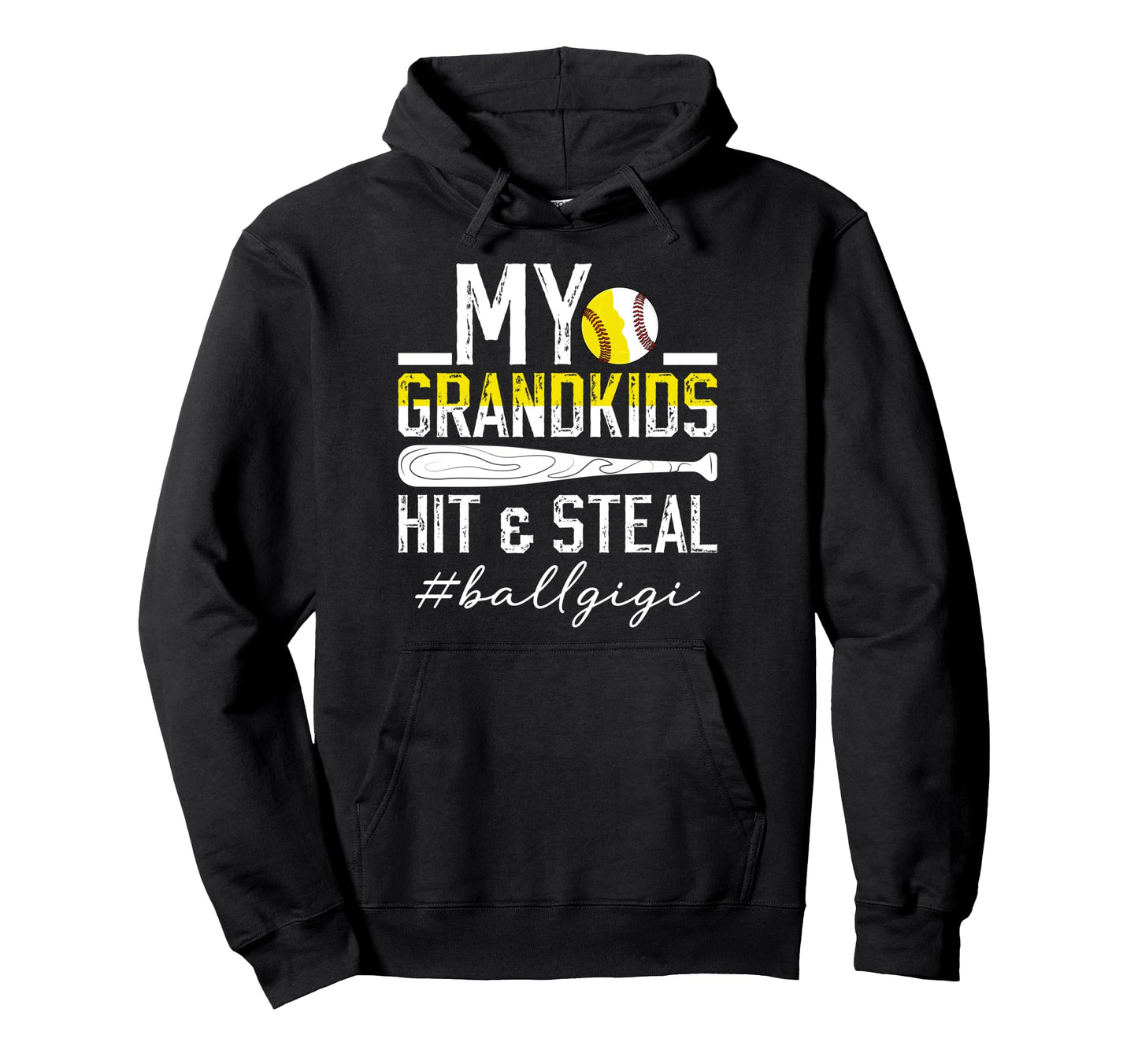 Ball Gigi Funny Baseball Softball Gigi Hoodie - Trendy Graphic for Adults - T-Shirt, Sweatshirt, Hoodie