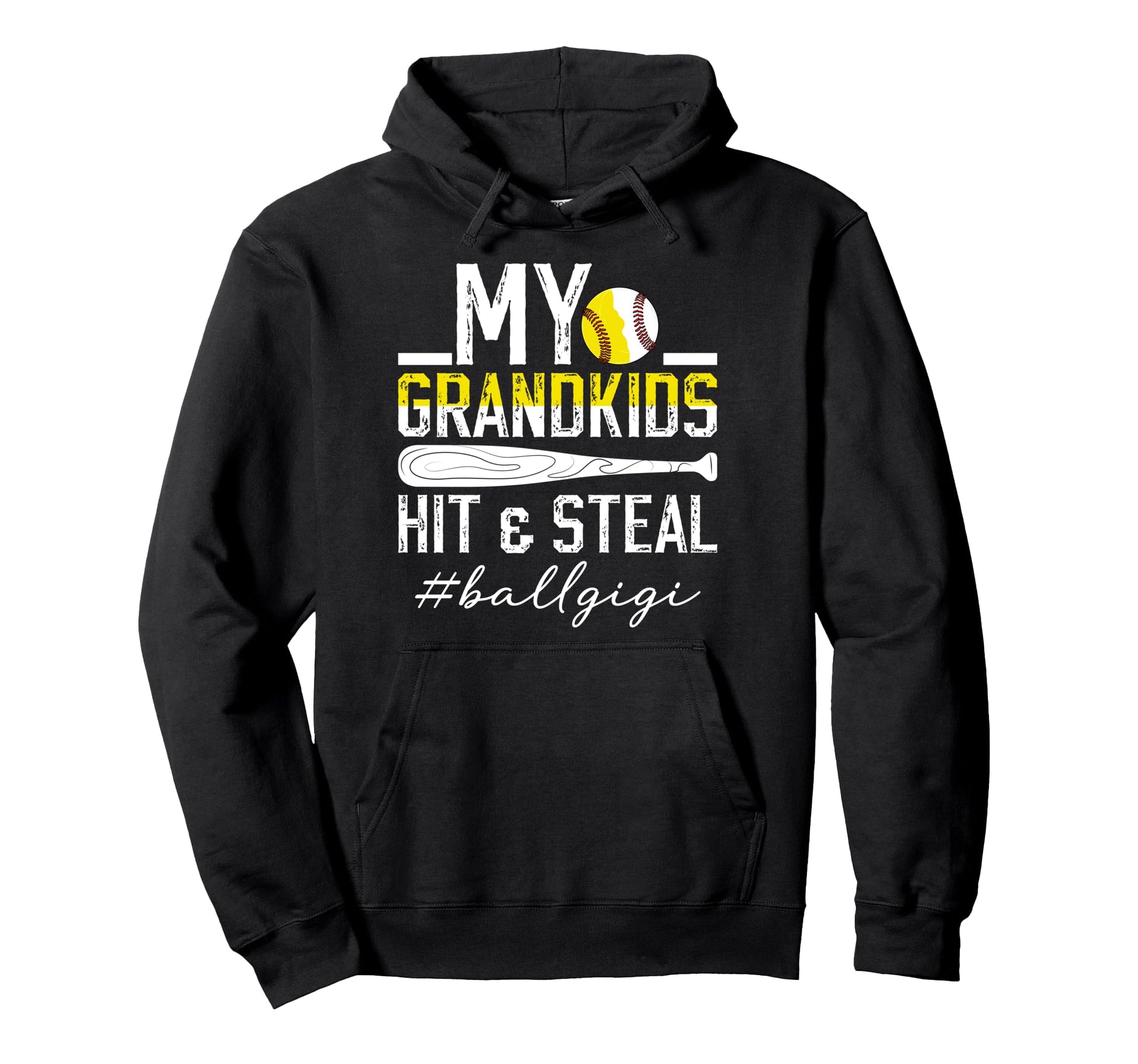 Ball Gigi Funny Baseball Softball Gigi Hoodie - Trendy Graphic for Adults - T-Shirt, Sweatshirt, Hoodie