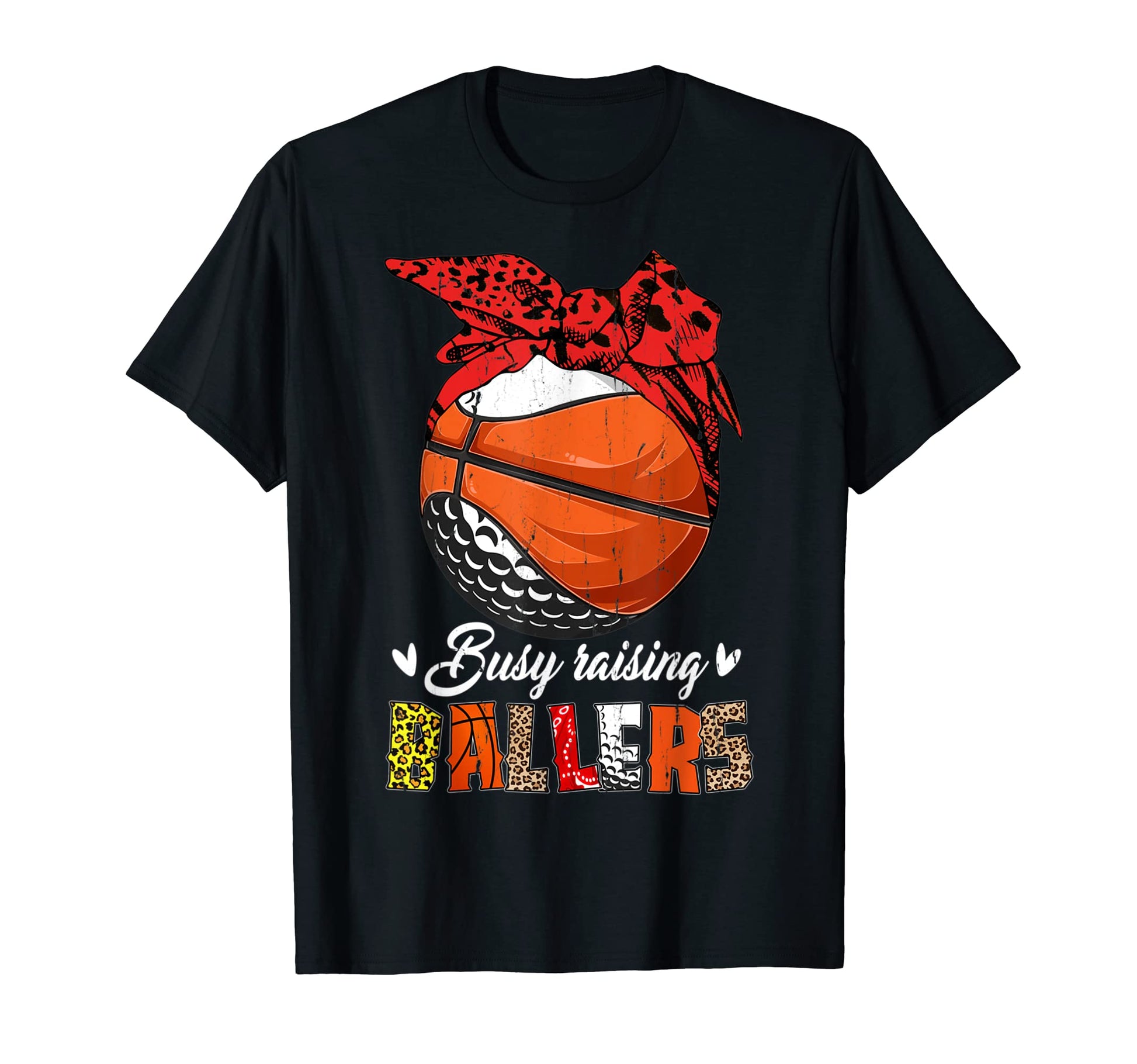 Golf Mom Basketball Mom Busy Raising T-Shirt - Custom Art Print for Adults - T-Shirt, Sweatshirt, Hoodie