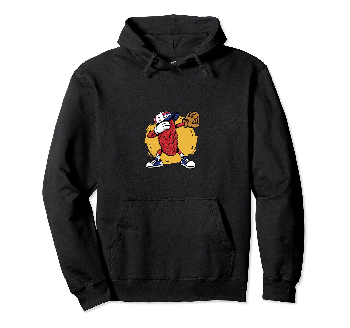 Dabbing Cevapcici Baseball Children Hoodie - Unique Graphic Unisex - T-Shirt, Sweatshirt, Hoodie