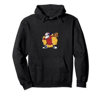 Dabbing Cevapcici Baseball Children Hoodie - Unique Graphic Unisex - T-Shirt, Sweatshirt, Hoodie